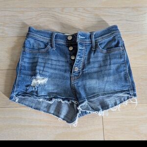 Hollister Women's High Rise Denim Shorts